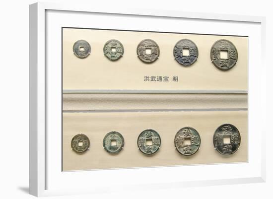 Ancient Currency Exhibits, Shanghai, China-Michael DeFreitas-Framed Photographic Print