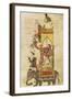 Ancient Diagram of Clock-Science Source-Framed Giclee Print