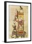 Ancient Diagram of Clock-Science Source-Framed Giclee Print