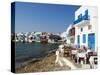 Ancient District of Alefkandra (Little Venice), Mykonos, Cyclades, Greek Islands, Greece, Europe-null-Stretched Canvas