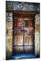 Ancient Door in Civita Di Bagnoregio Italy-George Oze-Mounted Photographic Print