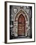 Ancient Door in L'Aquila-Andrea Costantini-Framed Photographic Print