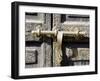 Ancient Door in the Souks, Marrakesh, Morocco, North Africa, Africa-Thouvenin Guy-Framed Photographic Print