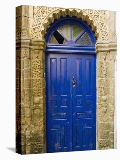 Ancient Door, Old City, UNESCO World Heritage Site, Essaouira, Morocco, North Africa, Africa-Nico Tondini-Stretched Canvas