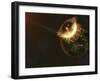 Ancient Earth Impact-Stocktrek Images-Framed Premium Photographic Print