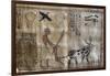 Ancient Egypt : Agriculture, Plowing and the Eye of Horus-null-Framed Photographic Print