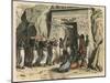 Ancient Egypt: Ancient Egypt: ritual funeral ceremony,-Heinrich Leutemann-Mounted Giclee Print