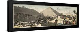 Ancient Egypt : Build the Pyramids,-Heinrich Leutemann-Framed Giclee Print