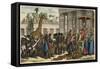 Ancient Egypt : Ethiopians bring their tributes before the Pharaoh,-Heinrich Leutemann-Framed Stretched Canvas