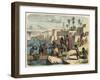 Ancient Egypt: fishing,-Heinrich Leutemann-Framed Giclee Print