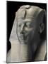 Ancient Egypt Museum, Close-Up of King Thutmosi III Statue from Temple of Amun at Karnak-null-Mounted Giclee Print