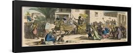 Ancient Egypt: The Pharaoh marching to war,-Heinrich Leutemann-Framed Giclee Print