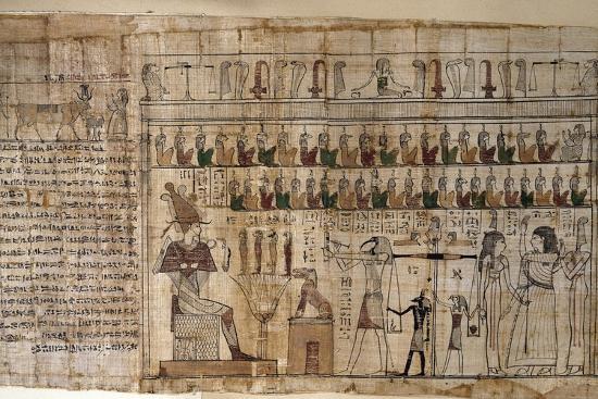 'Ancient Egypt the Weighing of the Souls' Photographic Print