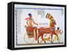 Ancient Egyptain Fresco, 19th Century-Ippolito Rosellini-Framed Stretched Canvas