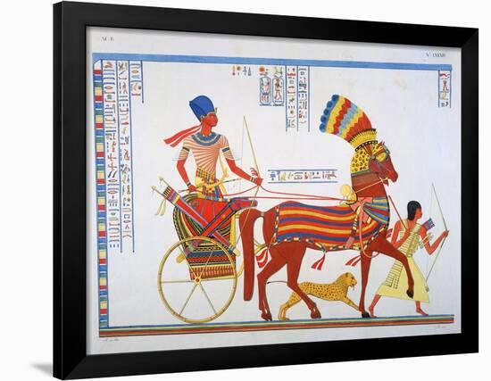 Ancient Egyptain Fresco, 19th Century-Ippolito Rosellini-Framed Giclee Print