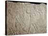 Ancient Egyptian Bas-Relief Depicting Farewell to the Deceased-null-Stretched Canvas
