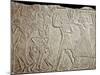 Ancient Egyptian Bas-Relief Depicting Farewell to the Deceased-null-Mounted Photographic Print