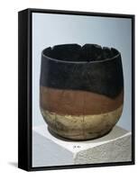 Ancient Egyptian Ceramic Vase-null-Framed Stretched Canvas