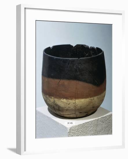 Ancient Egyptian Ceramic Vase-null-Framed Giclee Print