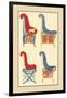 Ancient Egyptian Chairs-J. Gardner Wilkinson-Framed Art Print