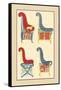 Ancient Egyptian Chairs-J. Gardner Wilkinson-Framed Stretched Canvas