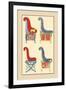 Ancient Egyptian Chairs-J. Gardner Wilkinson-Framed Art Print