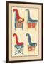 Ancient Egyptian Chairs-J. Gardner Wilkinson-Framed Art Print