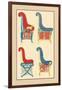 Ancient Egyptian Chairs-J. Gardner Wilkinson-Framed Art Print