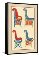 Ancient Egyptian Chairs-J. Gardner Wilkinson-Framed Stretched Canvas