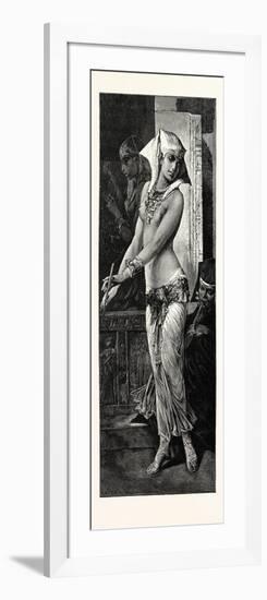 Ancient Egyptian Dancing Girl, Egypt, 1879-null-Framed Giclee Print