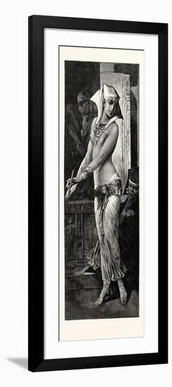 Ancient Egyptian Dancing Girl, Egypt, 1879-null-Framed Giclee Print