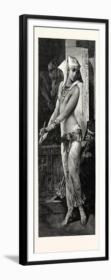 Ancient Egyptian Dancing Girl, Egypt, 1879-null-Framed Giclee Print