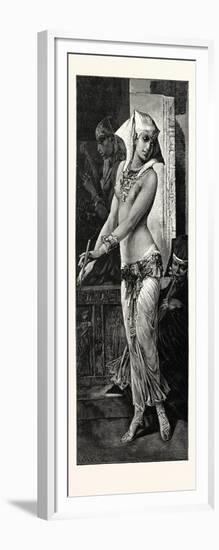 Ancient Egyptian Dancing Girl, Egypt, 1879-null-Framed Giclee Print