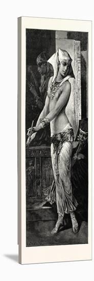 Ancient Egyptian Dancing Girl, Egypt, 1879-null-Stretched Canvas