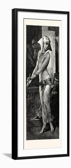 Ancient Egyptian Dancing Girl, Egypt, 1879-null-Framed Giclee Print