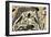 Ancient Egyptian Deities Shu Separating Sibu and Nuit-null-Framed Giclee Print