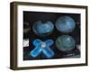 Ancient Egyptian Faience Bowls and Lamp Base, New Kingdom-null-Framed Giclee Print
