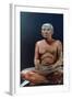 Ancient Egyptian Figure of a Seated Scribe, 25th-24th Century BC-null-Framed Photographic Print