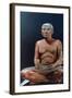 Ancient Egyptian Figure of a Seated Scribe, 25th-24th Century BC-null-Framed Photographic Print