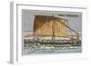 Ancient Egyptian Galley, 14th Century BC-null-Framed Giclee Print