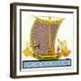 Ancient Egyptian Galley-null-Framed Art Print