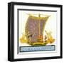 Ancient Egyptian Galley-null-Framed Art Print