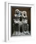 Ancient Egyptian Granite Statue of Thutmose IV and Mother Tio-null-Framed Giclee Print