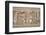 Ancient Egyptian Hieroglyphs Carved on the Wall of Hathor Temple-null-Framed Photographic Print