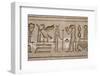 Ancient Egyptian Hieroglyphs Carved on the Wall of Hathor Temple-null-Framed Photographic Print