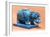 Ancient Egyptian Hippopotamus Figurine, 16th Century BC-null-Framed Photographic Print