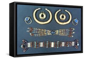 Ancient Egyptian Jewellery-null-Framed Stretched Canvas