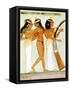 Ancient Egyptian Musicians and a Dancer, 1910-Walter Tyndale-Framed Stretched Canvas