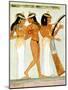 Ancient Egyptian Musicians and a Dancer, 1910-Walter Tyndale-Mounted Giclee Print