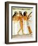 Ancient Egyptian Musicians and a Dancer, 1910-Walter Tyndale-Framed Giclee Print